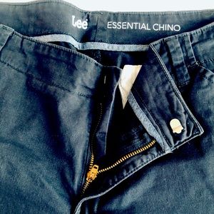 Lee black essential chinos